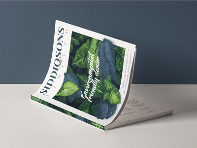 Siddiqsons magazine art director clothing graphic design magazine cover photoshop