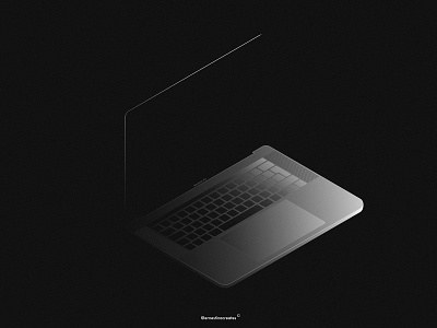 MacBook Pro Isometric Design adobe adobeillustator art branding clean design digital flat graphic design icon identity illustration ios isometric design isometric icons isometric illustration isometric mockup minimal ui vector