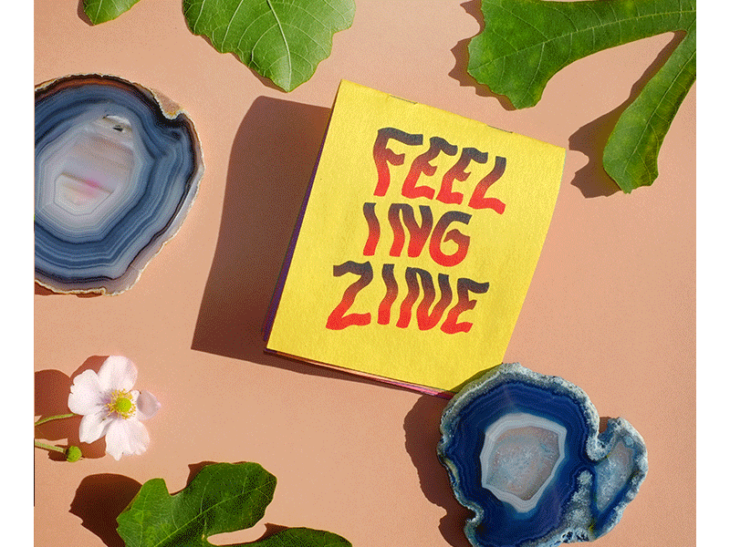 Feeling Zine book art graphic design graphics illustration personal printmaking zine