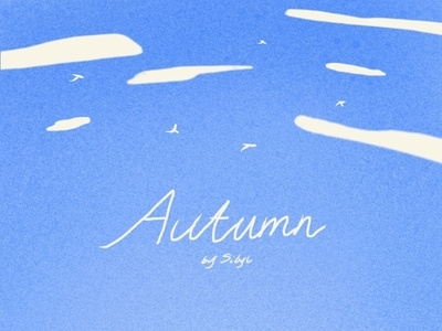 Autumn autumn flatdesign