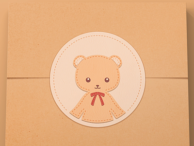Teddy Bear Sticker bear handmade icon sticker teddy