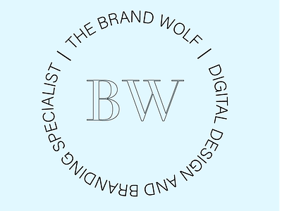 The Brand Wolf! art artist brand branding design graphic graphic design icon illustration illustrator lettering logo logodesigner minimal typography ui vector vector art web website