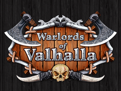 Warlords game illustration logo viking