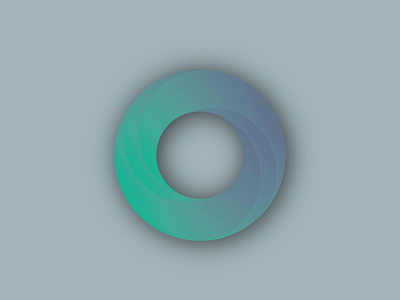 Circle circle gradien illustraor