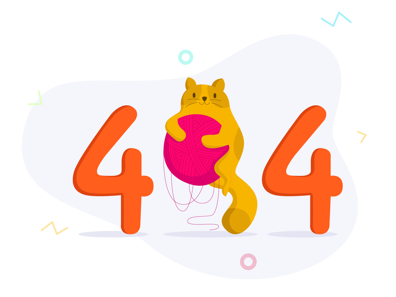 Not Found 404 404page cat illustration illustrator not found