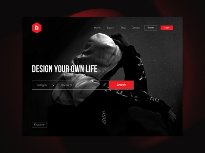 Landing page Ui design