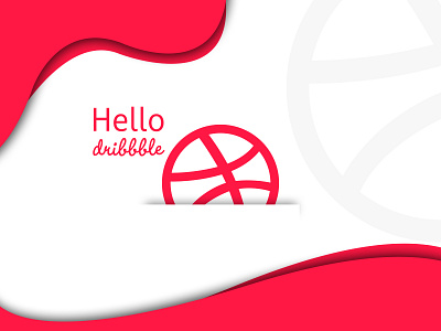 Hello Dribble brand and identity branding debut debut shot debuts debutshot design designer dribbble best shot dribble hello dribble hellodribbble illustration logo minimal art minimalist poster poster design typo typography