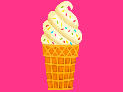 Ice Cream Cone branding childrens books editorial editorial illustration graphic art illustration illustrator logo nicole wilson vector