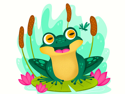 Frog and Dragonfly