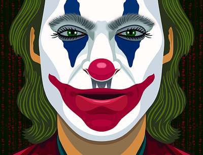 The Joker childrens books colorful comic designer digital art editorial editorial illustration graphic art illustration illustrator nicole wilson portrait villian