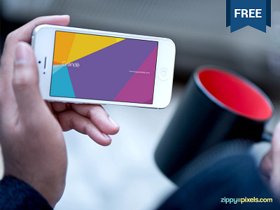 Free Photorealistic Device Mockup of iPhone