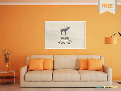 Free Poster and Photo Frame Mockup frame free freebie mock up mock up mockup mockups photo poster psd