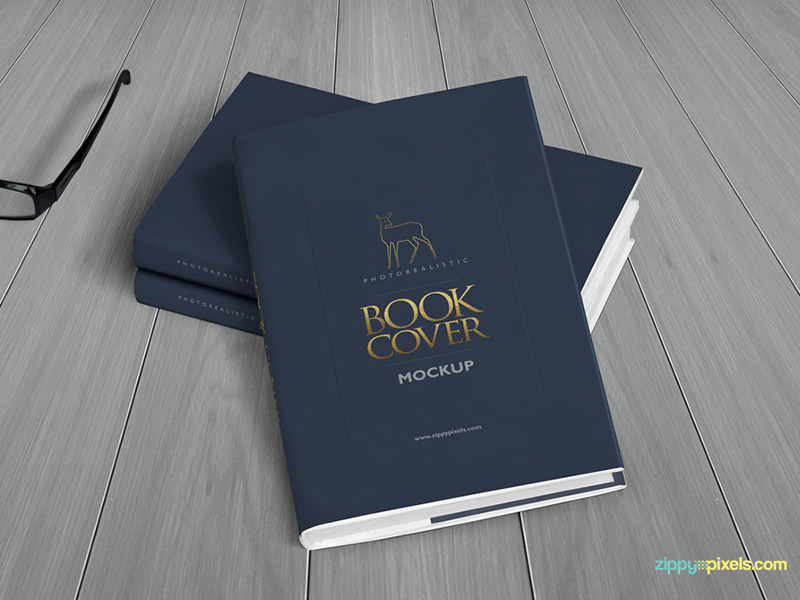 Download Realistic Hardcover Book Mockup - Vol 3 by ZippyPixels on ... PSD Mockup Templates