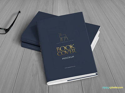 Realistic Hardcover Book Mockup - Vol 3