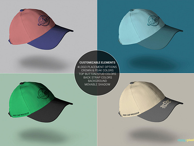 Download Free Baseball Cap Mockup By Zippypixels On Dribbble