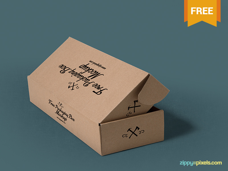 Download Free Packaging Box Mockups by ZippyPixels on Dribbble