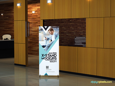 X Banner And Roll Up Banner Mockups Vol. 1
