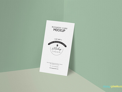 Free Business Card Mockup by ZippyPixels on Dribbble