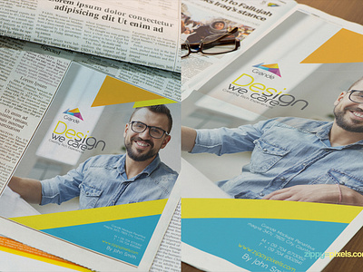 13 Newspaper Advertising Mockups Volume 2 by ZippyPixels on Dribbble