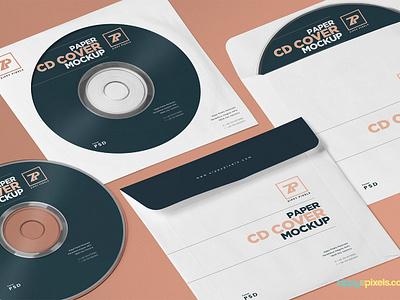 Download Free CD Cover Mockup + CD Mockup Generator by ZippyPixels ...