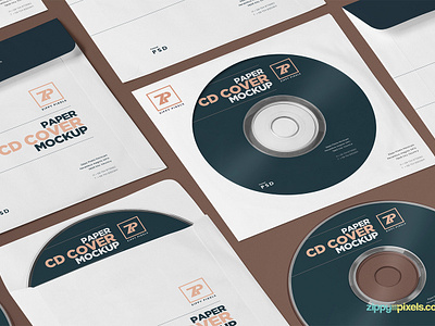 Download Free CD Cover Mockup + CD Mockup Generator by ZippyPixels on Dribbble