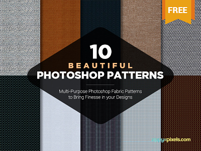10 Free Photoshop Patterns background patterns fabric fabric patterns free freebie logo patterns photoshop printable patterns seamless patterns wallpaper