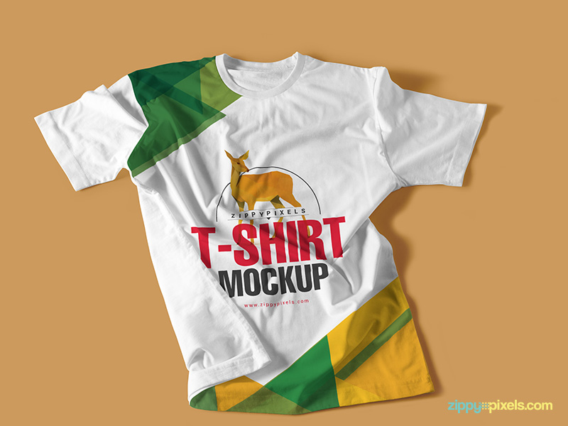 13 Cool Round Neck T-Shirt PSD Mockups Vol. 2 by ZippyPixels on Dribbble