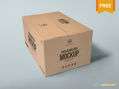 2 Free Packaging Box Mockups