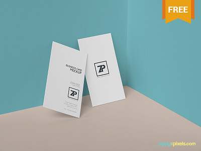 Awesome Free Business Card Mockup PSD business card business card mockup business identity card mockup corporate business card free freebie mockup psd social business card