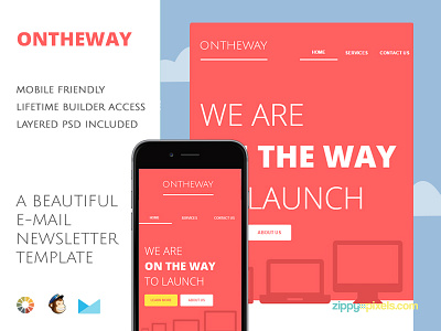 On the way – Email Newsletter Template