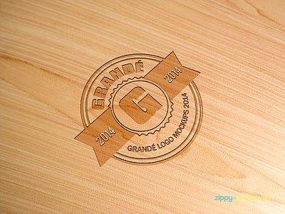 6 Beautiful Wood Craft Logo Mockups 