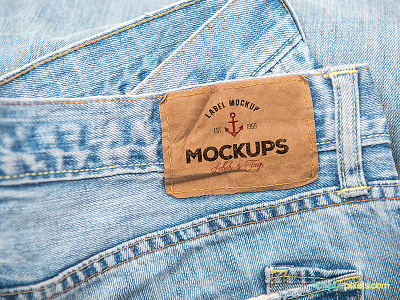 10 PSD Clothing Label Mockups apparel branding clothing fabric labels garments labels leather labels mockup mockups stitched labels textile design woven labels