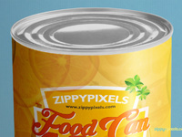 image 3 - Free Food Can Mock-Up