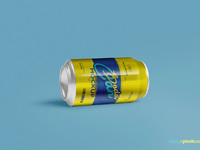 image 1 - Free Soft Drink Can Mockup PSD