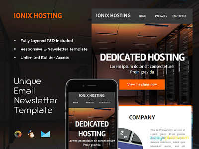 Ionix Hosting – Responsive Email Template