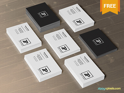 2 Free PSD Business Card Mockups