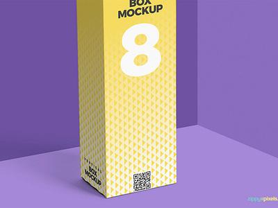 Download Free Vertical Box Mockup PSD by ZippyPixels on Dribbble