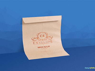 Download 2 Free C4 Envelope Mockups By Zippypixels On Dribbble