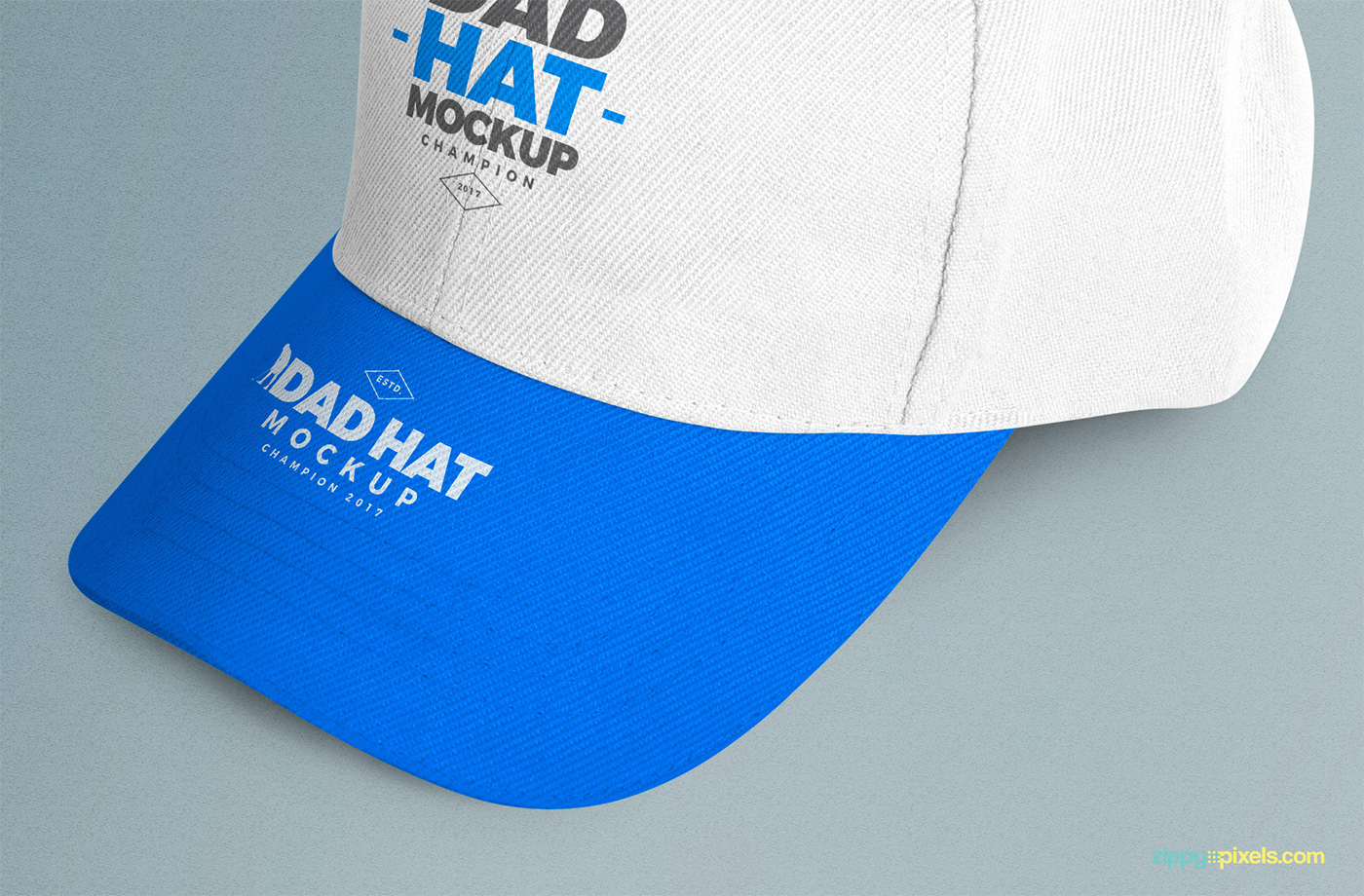 Download Free Dad Hat Mockup by ZippyPixels on Dribbble