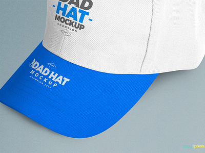 Download Free Dad Hat Mockup By Zippypixels On Dribbble