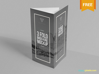 Free Tri Fold Brochure Mockup 3fold 3foldbrochure 3foldflyer brochure brochuremockup flyer free freebie mockup psd trifold trifoldbrochure