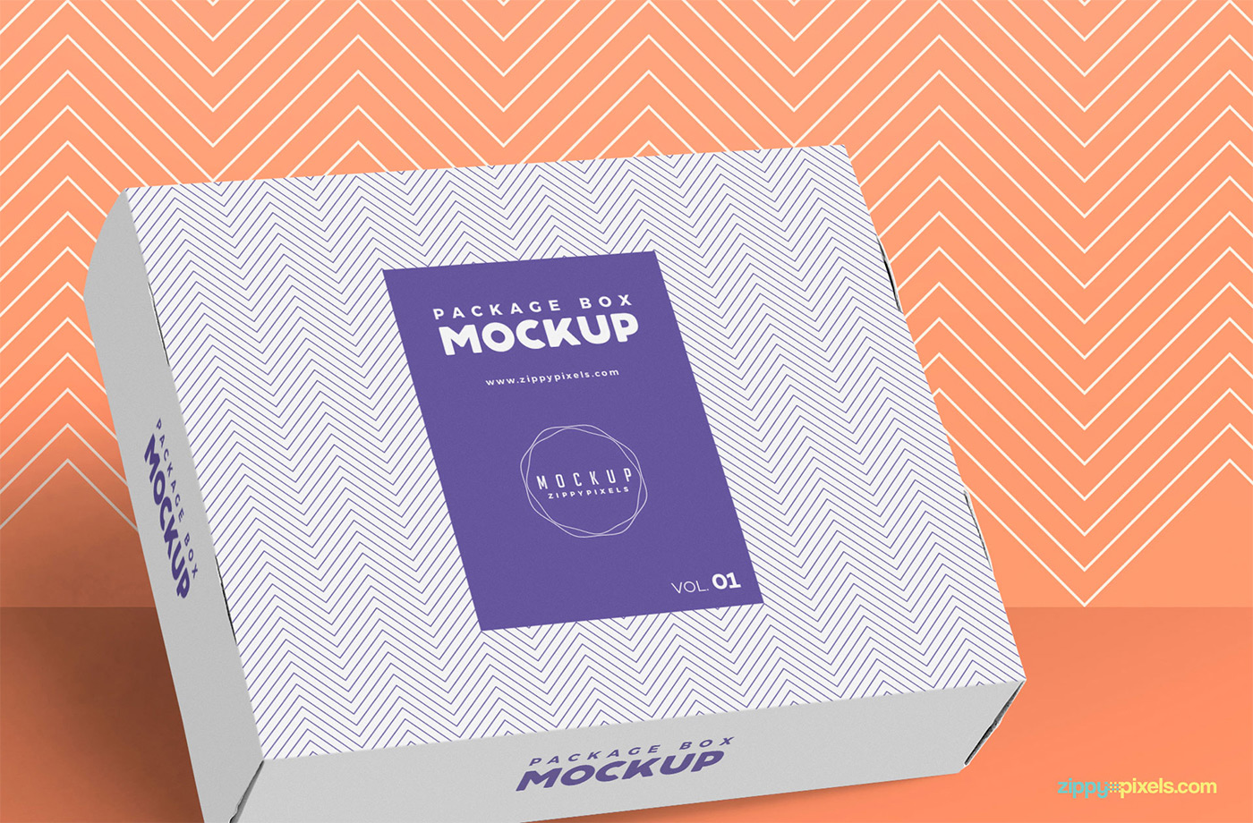 Free and Elegant Box Packaging Mockup by ZippyPixels on Dribbble