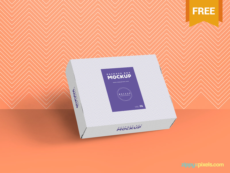 Download Free and Elegant Box Packaging Mockup by ZippyPixels on ...