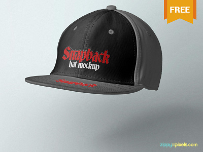 Free Attractive Snapback Mockup apparel branding cap free freebie hat mockup photoshop psd snapback