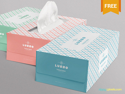 Download Free Luxury Tissue Box Mockup By Zippypixels On Dribbble