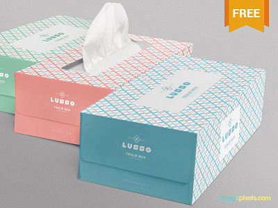 Free Luxury Tissue Box Mockup box branding free freebie mockup packaging photoshop psd tissue wipe