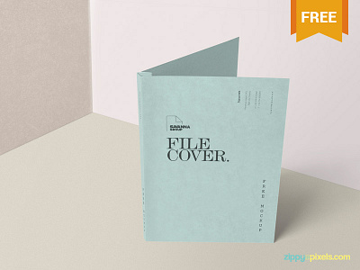 Free Presentation Folder Mockup branding cover file folder free freebie mockup photoshop psd stationery