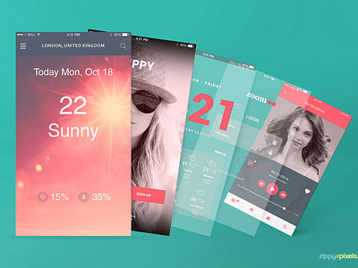 Download 2 Free Ios App Presentation Mockups By Zippypixels On Dribbble