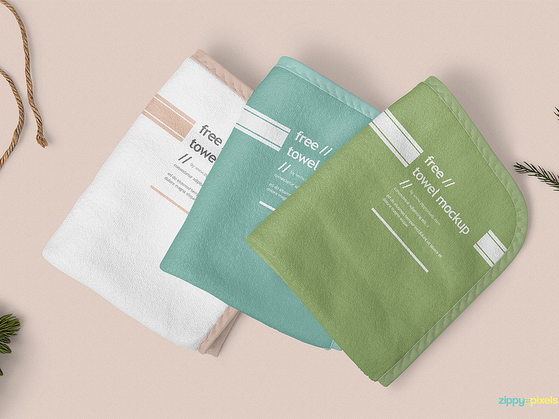Free Beautiful Hand Towel Mockup by ZippyPixels on Dribbble