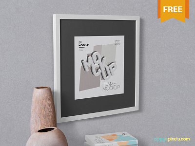 Free Perspective Frame Mock Up